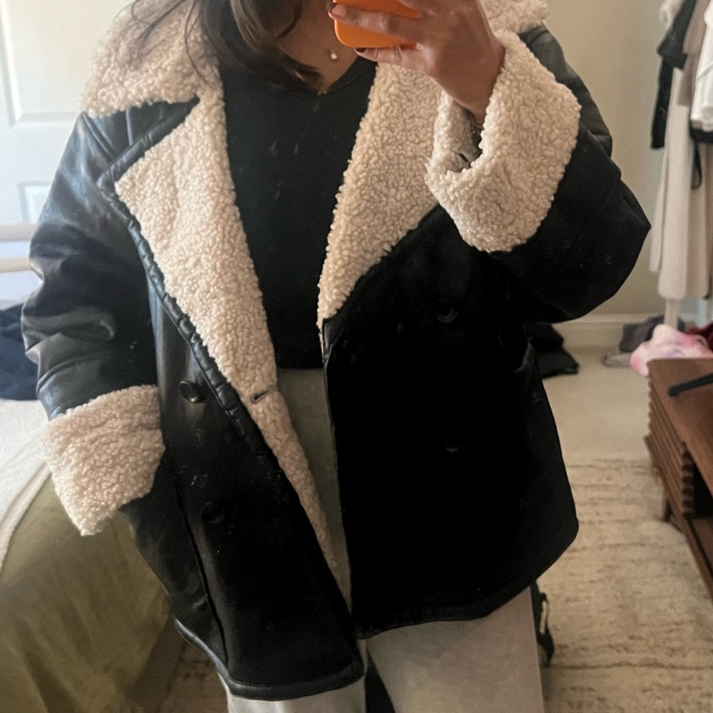 Free People Kaja Vegan Bonded Peacoat - Picture 16 of 16